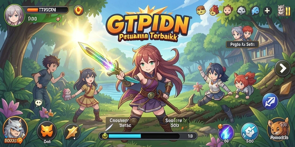Tampilan permainan seru dan penuh aksi dari GTPIDN.