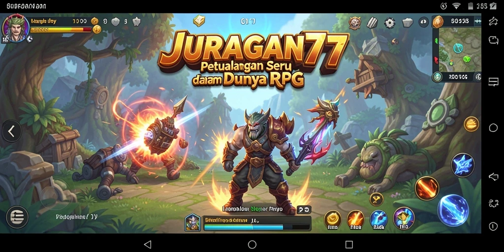 Tampilan gameplay seru dalam dunia RPG yang menantang.