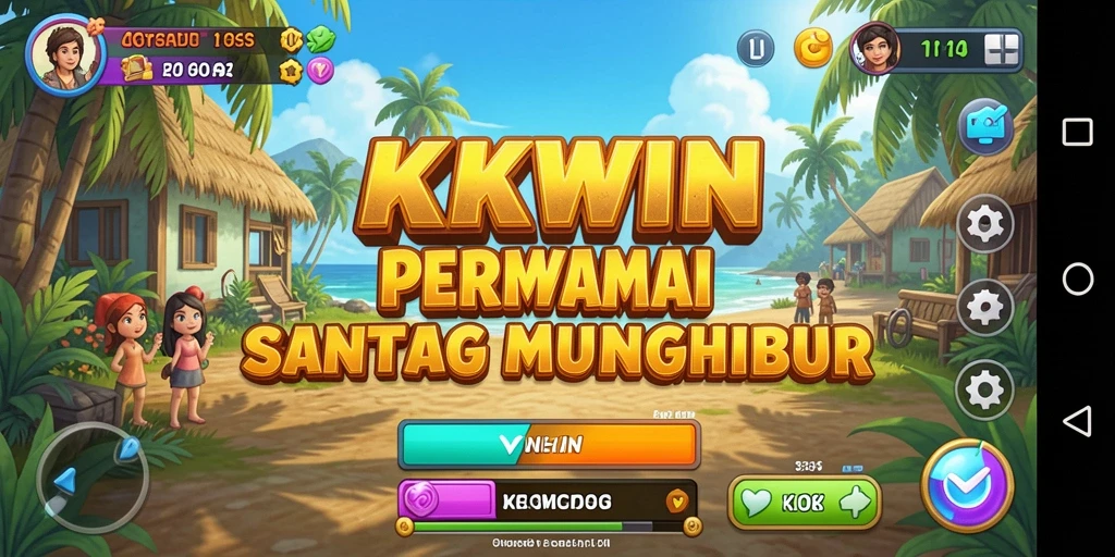 Tampilan screenshot KKWIN menunjukkan gameplay yang menyenangkan dan interaktif.