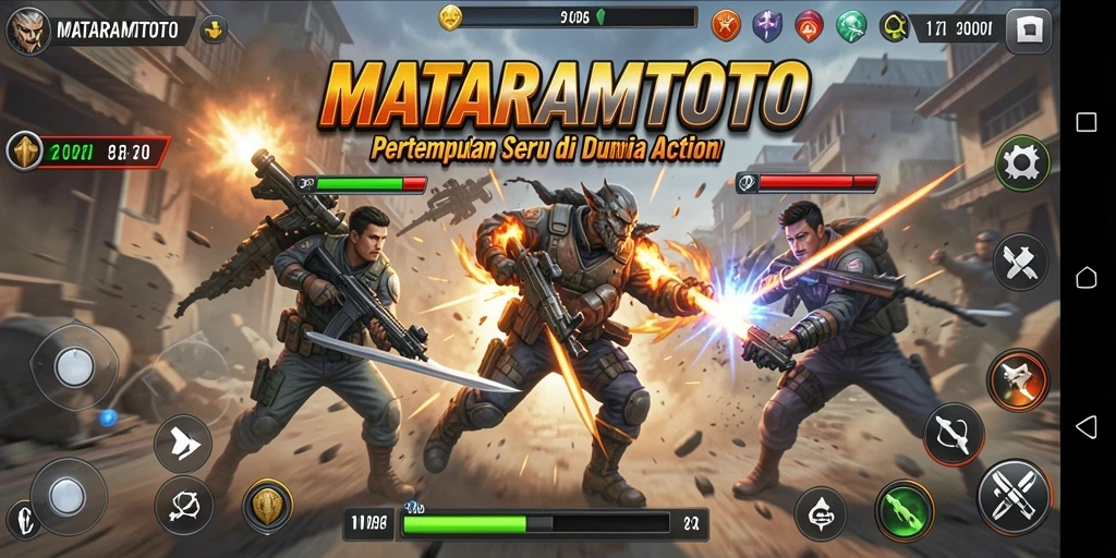 Tampilan gameplay seru dalam MATARAMTOTO dengan aksi yang menegangkan.