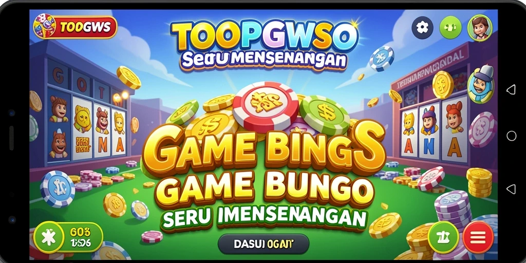 Tampilan gameplay menarik dari TOOPGWS dengan suasana Bingo yang seru.